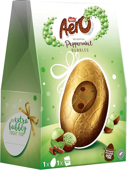 AERO Peppermint Mint Chocolate Giant Easter Egg 230g 薄荷泡泡朱古力巨型復活蛋