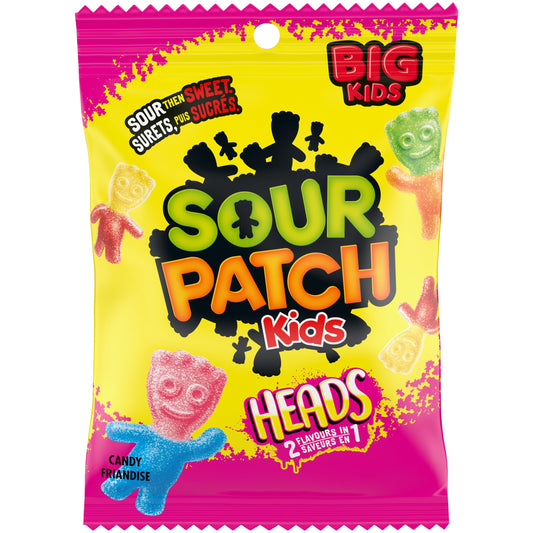 Sour Patch Kids Big Heads 226g 激酸大頭雜錦雙重口味軟糖
