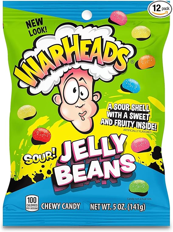 Warheads Sour Jelly Beans 141g 極酸啫喱豆