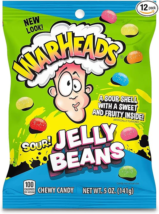 Warheads Sour Jelly Beans 141g 極酸啫喱豆