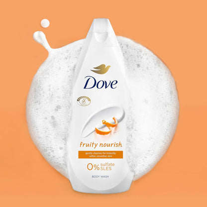 Dove Fruity Nourish 0% Sulfate Body Wash 450ml