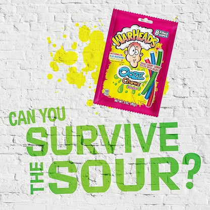 Warheads Ooze Chews Ropes 85g 極酸流心鉛筆糖