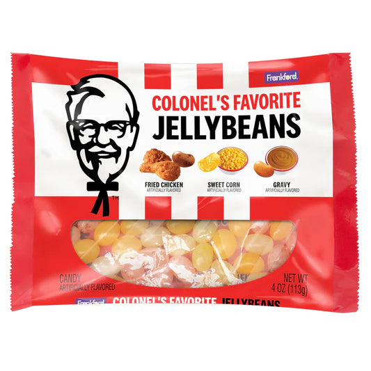 Frankford Candy KFC Colonel's Favorite Jelly Beans Bag 4oz Bag 肯德基味雜錦啫喱豆