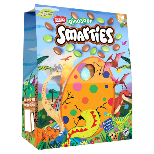 Smarties Dinosaur Milk Chocolate Giant Easter Egg 226g