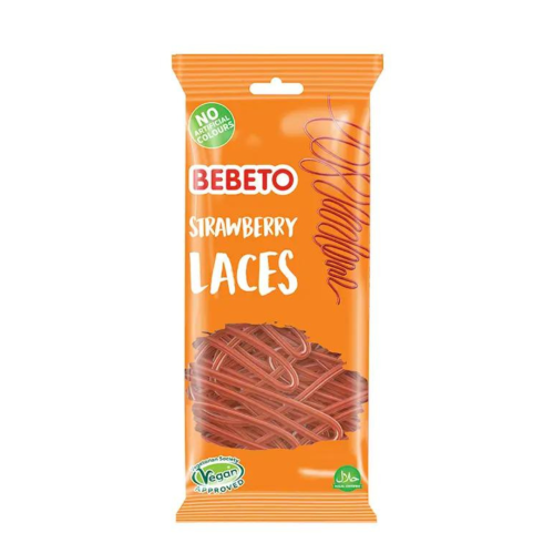 Bebeto Strawberry Laces 160g