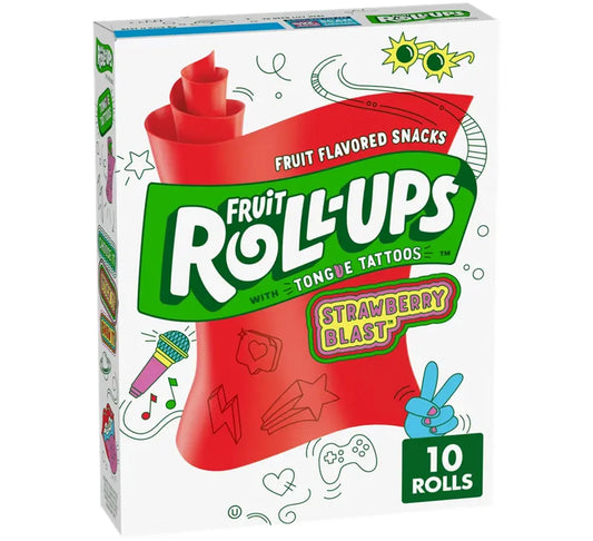 Fruit Roll Ups Strawberry 10 Rolls