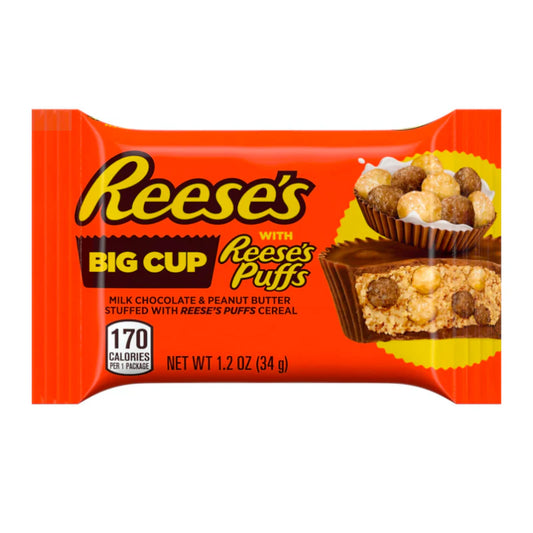 Reese's Big Cup with Reese's Puffs 34g 花生脆球花生醬朱古力大杯