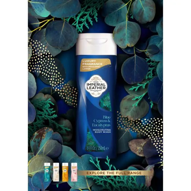 Imperial Leather Blue Cypress & Eucalyptus Invigorating Body Wash 250ml
