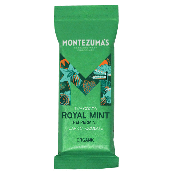 Montezuma Royal Mint 74% Organic Dark Chocolate 30g
