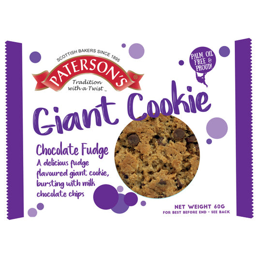 Paterson's Giant Chocolate Fudge Cookie 60g
