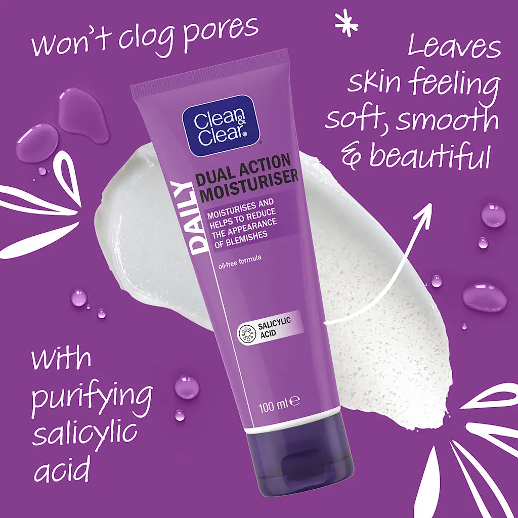 Clean & Clear Daily Dual Action Moisturiser 100ml