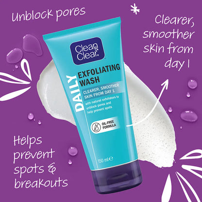 Clean & Clear Daily Exfoliating Wash 150ml