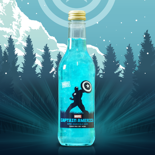Marvel Super Soldier Serum 330ml 美國隊長超級士兵血清閃閃汽水