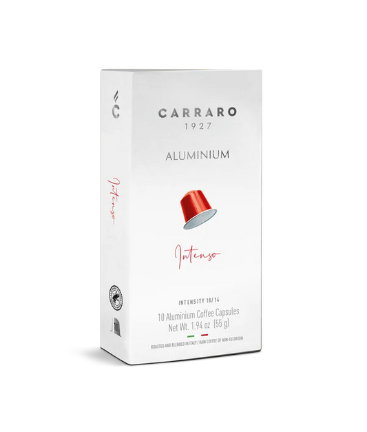 Carraro Intenso - Aluminium Compatible Nespresso® Capsules 10pc
