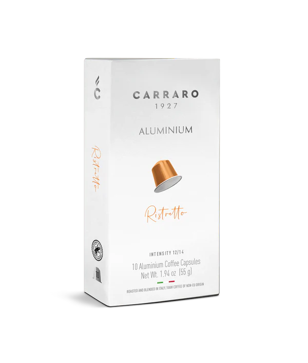Carraro Ristretto - Aluminium Compatible Nespresso® Capsules 10pc