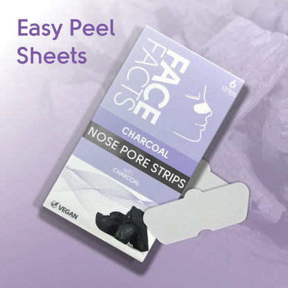 face Facts Charcoal Nose Pore Strips 6 Strips