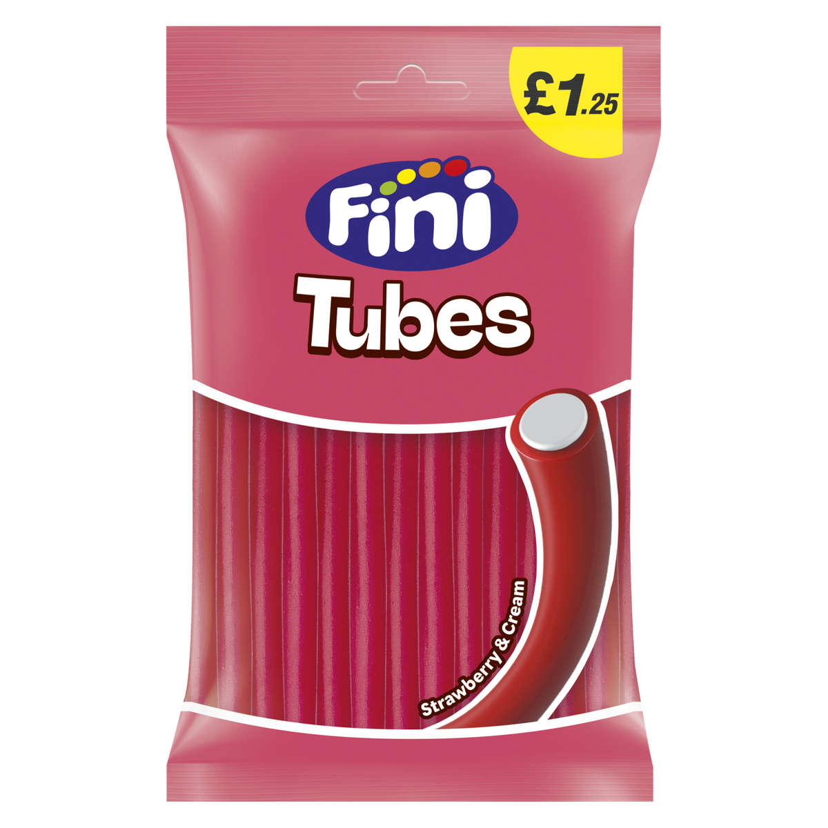 Fini Strawberry Tubes 140g 士多啤梨味鉛筆軟糖 – Best Of Britain