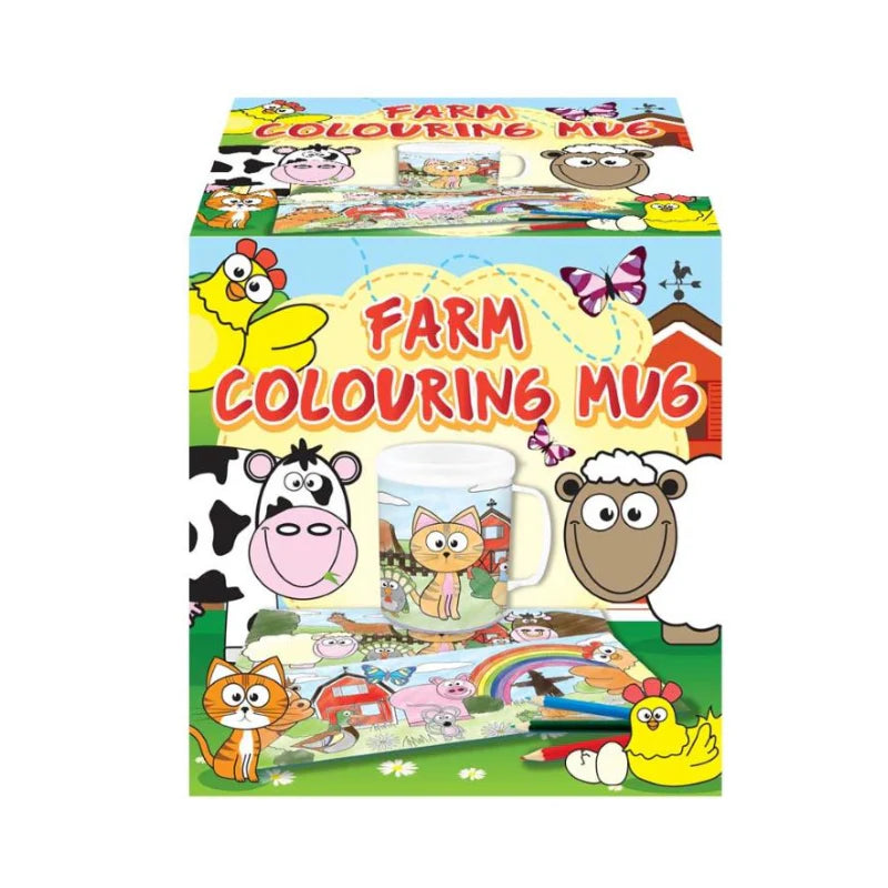 Farm Colouring Mug 1pc DIY創意填色杯(農場小動物)