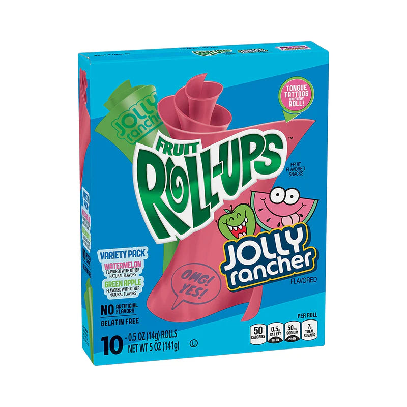 Fruit Roll Ups Jolly Rancher Variety Pack 10 Rolls