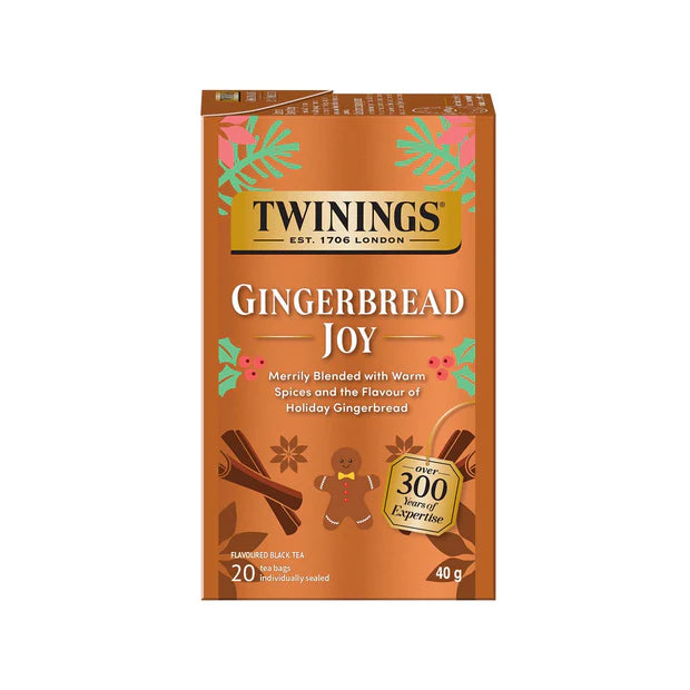 Twinings Gingerbread Joy 20pc 川寧節日限定系列- 薑餅味紅茶