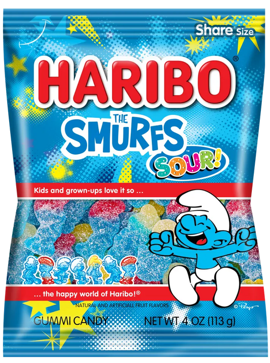 Haribo The Smurfs Sour 113g