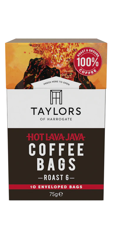 Taylors of Harrogate Hot Lava Java 10s 英國皇家泰勒浸泡式火山咖啡包(10包裝)