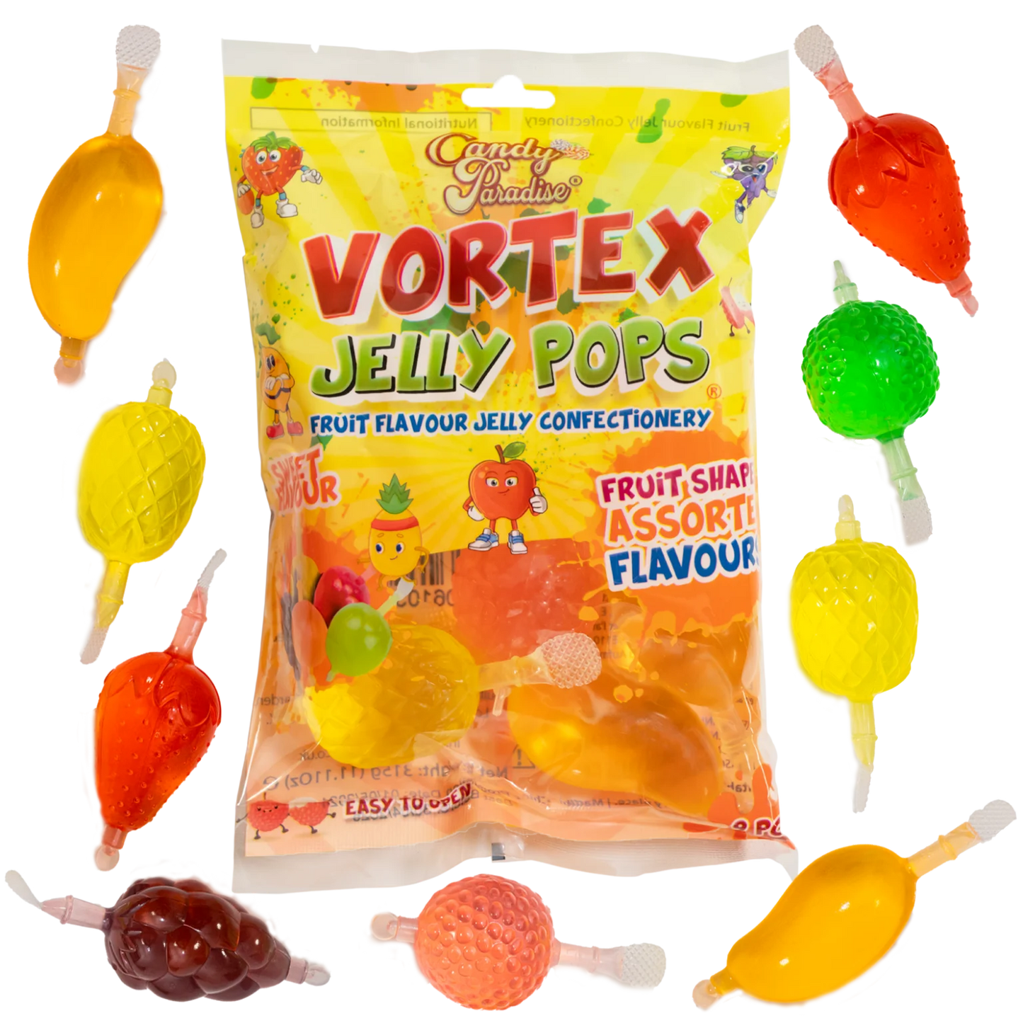 Candy Paradise Vortex Jelly Pops 315g