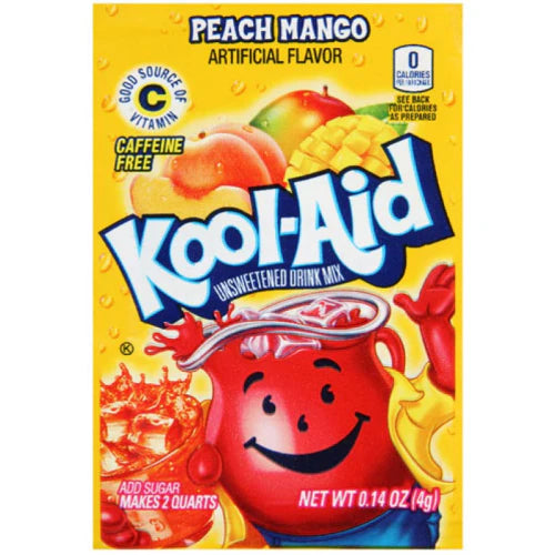Kool Aid Unsweetened Peach & Mango Powder 1pc 水蜜桃芒果味即溶飲料
