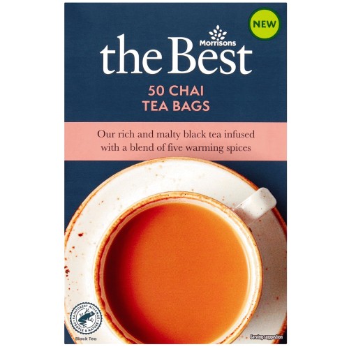 Morrisons The Best Chai 50 Tea Bags 100g