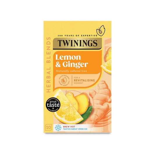 Twinings Lemon & Ginger Tea 20s 川寧檸檬薑茶(20茶包)