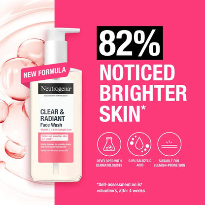 Neutrogena Clear & Radiant Face Wash 200ml