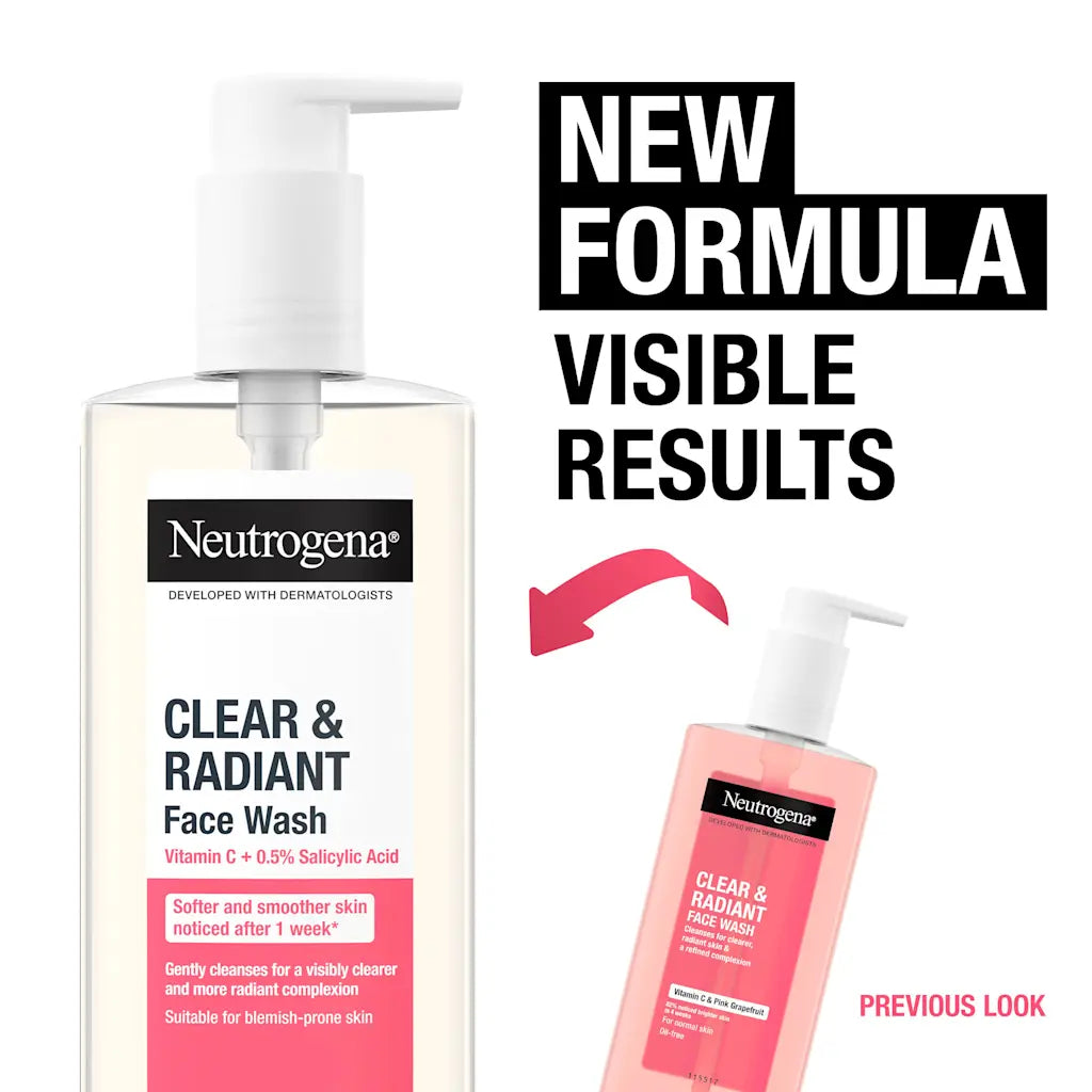 Neutrogena Clear & Radiant Face Wash 200ml