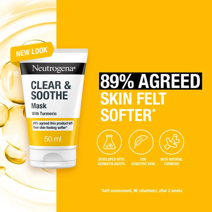 Neutrogena Clear & Soothe Clay Mask 50ml