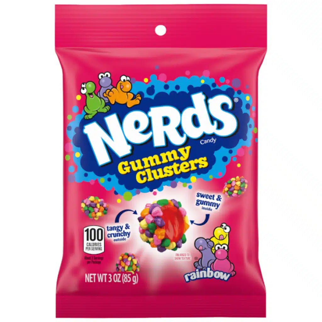 Nerds Gummy Clusters 85g 彩虹外脆內軟糖
