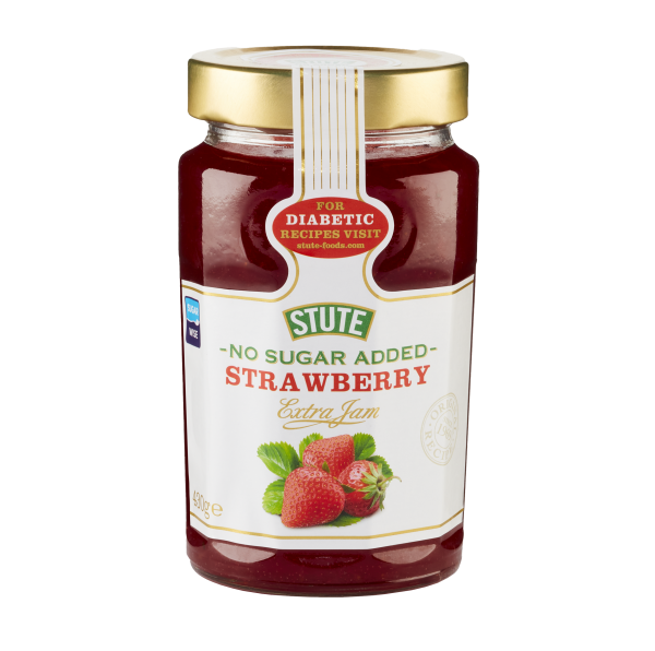 Stute Strawberry No Added Sugar Jam 430g 士多啤梨果醬(無添加糖)