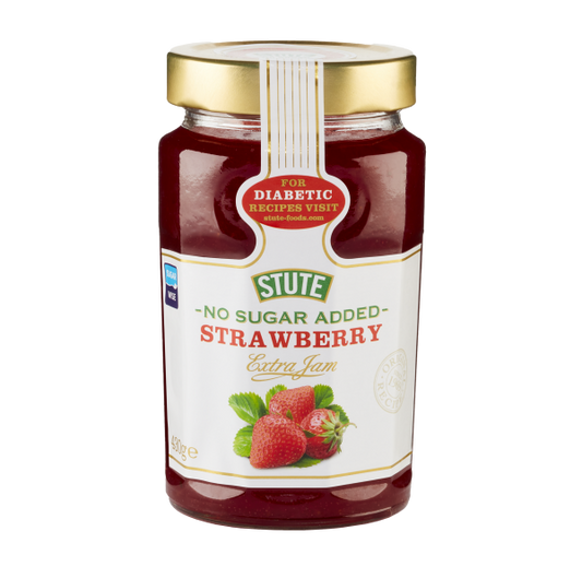 Stute Strawberry No Added Sugar Jam 430g 士多啤梨果醬(無添加糖)