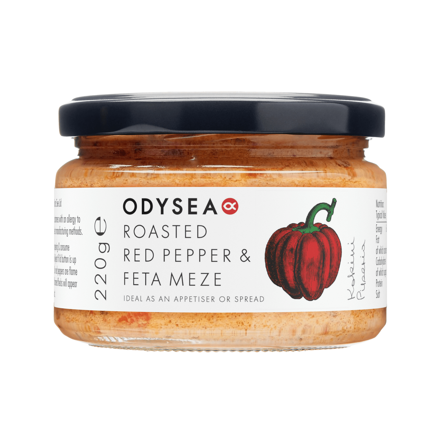 Odysea Red Pepper & Feta Meze 220g