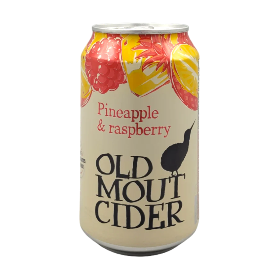 Old Mout Pineapple & Raspberry Cider 4% 330ml 菠蘿紅莓蘋果酒(酒精度4%)