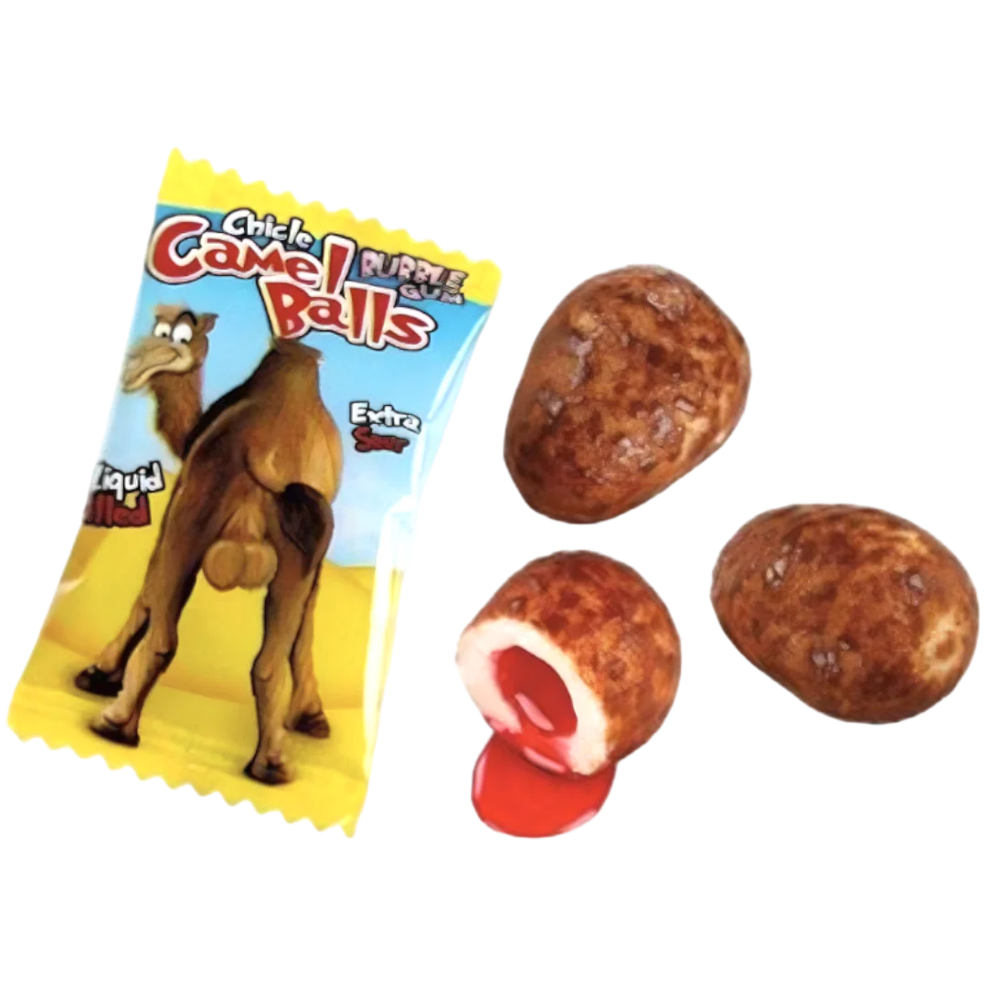 Fini Camel Balls Bubblegum 1pc 駱駝蛋蛋流汁吹波糖