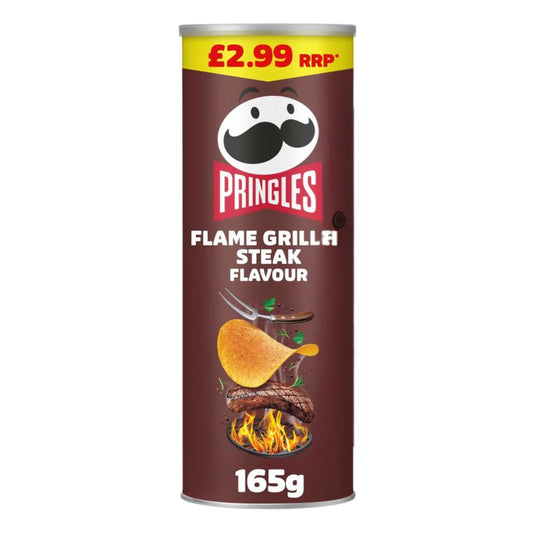 Pringles Flame Grilled Steak 165g (UK)