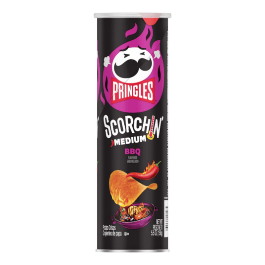 Pringles Scorchin Medium BBQ 158g