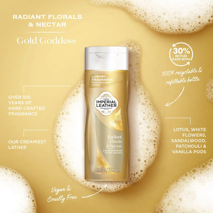 Imperial Leather Radiant Florals & Nectar Gold Goddess Body Wash 250ml
