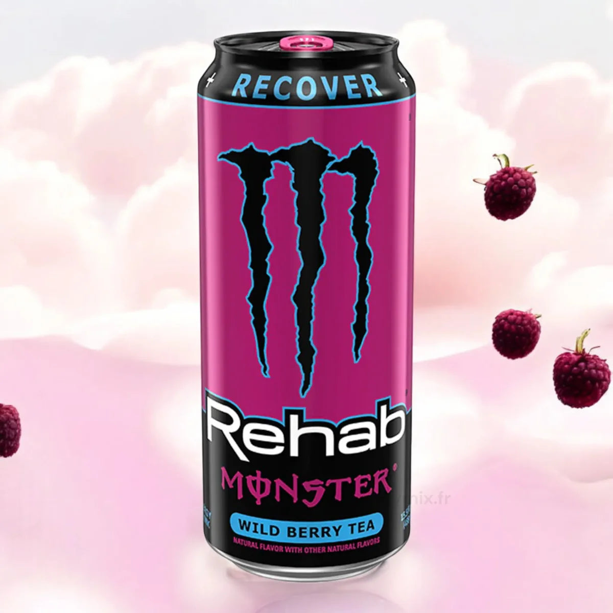 Monster Rehab Wild Berry Tea 458ml (USA) 魔爪雜莓紅茶能量飲品(美國版)