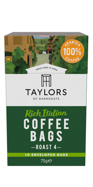 Taylors of Harrogate Rich Italian Coffee Bags 10s 英國皇家泰勒浸泡式濃厚意式咖啡包(10包裝)