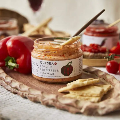 Odysea Red Pepper & Feta Meze 220g