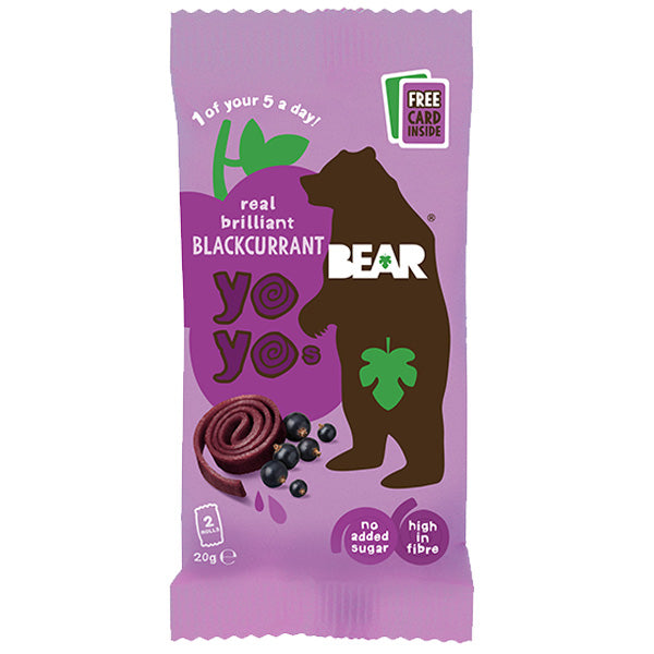 Bear Snacks Blackcurrant Yoyos 20g