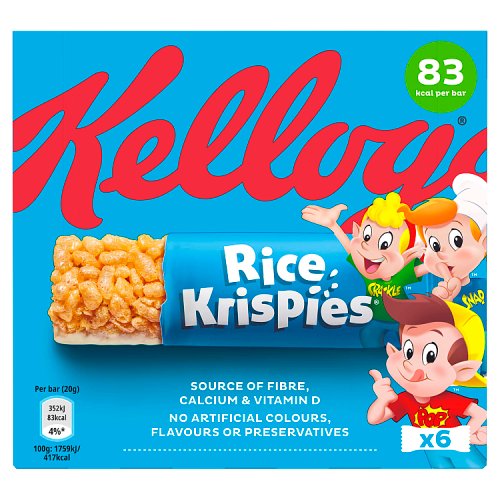 Kellogg's Rice Krispie Snack Bar 6pc