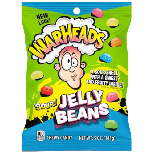 Warheads Sour Jelly Beans 141g 極酸啫喱豆