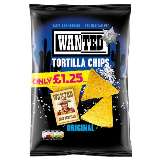 Wanted Original Tortilla Chips 125g