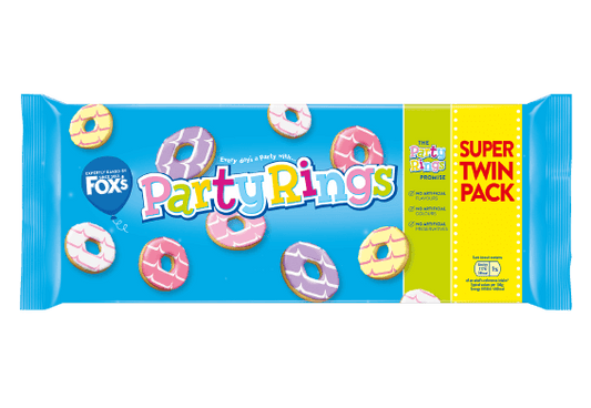 Fox's Party Rings Twin Pack 2x125g 英國傳統派對圈(孖裝)